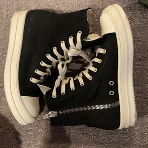 Excellent Condition Rick Owens Ramones Hi-Tops